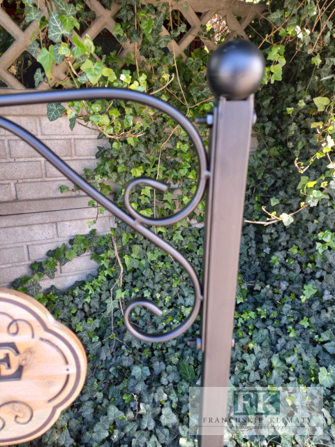 KWIETNIK WELCOME 125 CM METAL DREWNO KWIETNIK WELCOME 125 CM METAL DREWNO