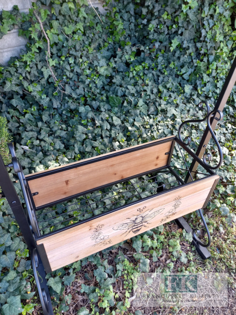 KWIETNIK WELCOME 125 CM METAL DREWNO KWIETNIK WELCOME 125 CM METAL DREWNO