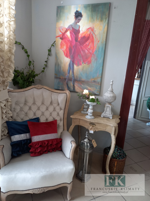 OBRAZ na płótnie ! 110X70 BALETNICA W CZERWIENI PROWANSJA SHABBY CHIC OBRAZ na płótnie ! 110X70 BALETNICA W CZERWIENI PROWANSJA SHABBY CHIC