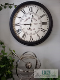 ZEGAR ŚCIENNY METALOWY 62 CM "CAFE " W STYLU FRANCUSKIEM , SHABBY ZEGAR ŚCIENNY METALOWY 62 CM "CAFE " W STYLU FRANCUSKIEM , SHABBY