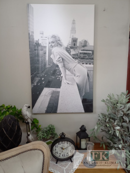 OBRAZ NA PŁÓTNIE 100/60 MARILYN MONROE RETRO , VINTAGE