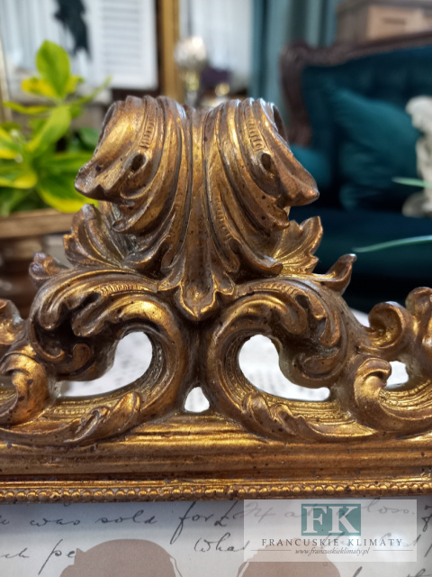 RAMKA NA ZDJĘCIE DO POSTAWIENIA 23 CM BAROK ZŁOTO