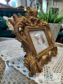 RAMKA NA ZDJĘCIE DO POSTAWIENIA 23 CM BAROK ZŁOTO