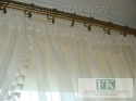 FIRANA KPL , KOMPLET BALKONOWY , GIPIURA KRESZ , OKNO BALKON firana prawa, lewa