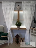 KOMPLET FIRANA / ZASŁONA FRĘDZLE 150/250 x 2 szale W STYLU BOHO, CHIC