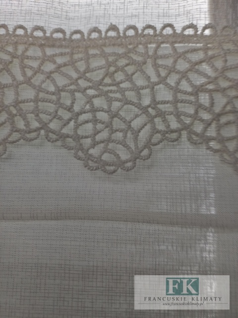 KPL , KOMPLET ROLETEK ROLETKA panel BATYST GIPIURA , shabby, vintage 80/100